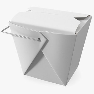 3D Paper Take Out Food Container 16 Oz
