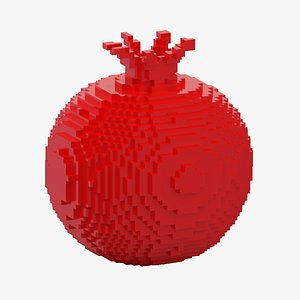3D Voxel Pomegranate