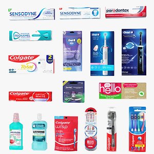 3D model Tooth Care Products 17 in 1