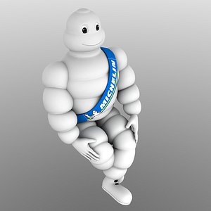 3D Michelin Mascot model
