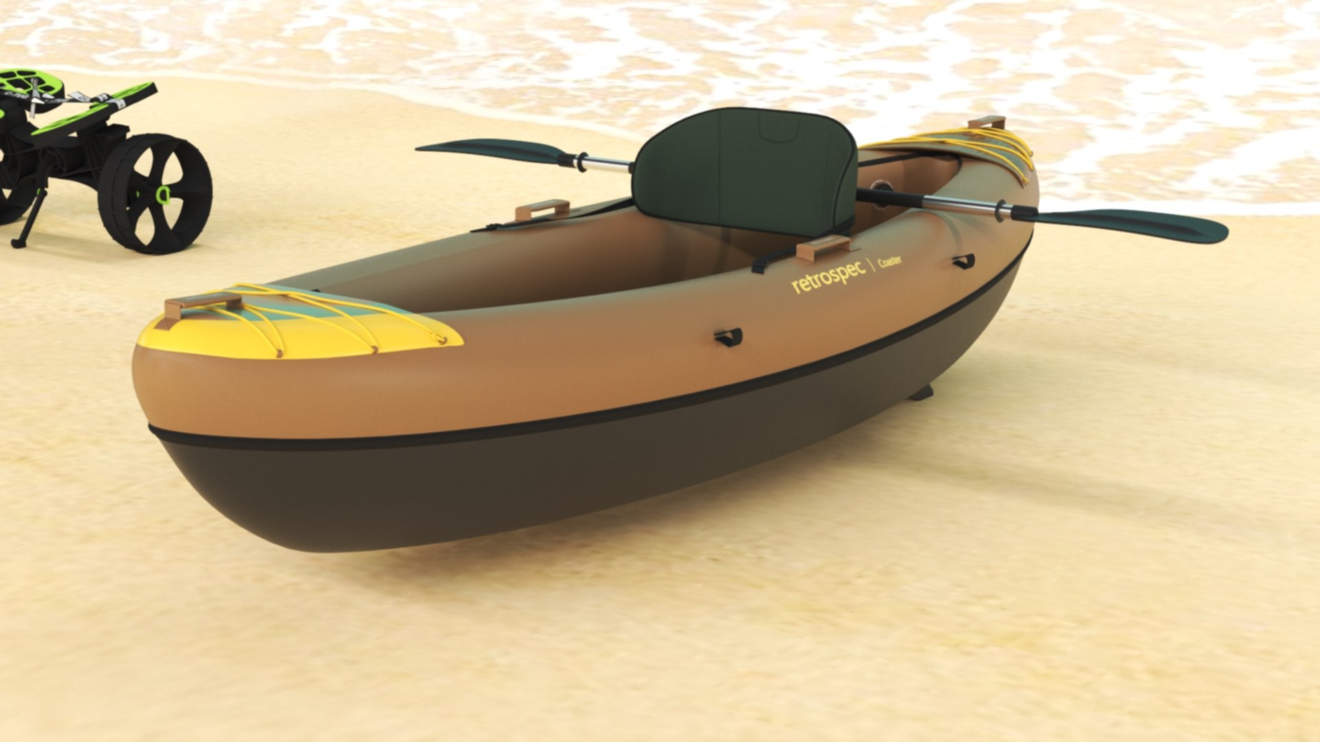 Retrospec Coaster Single And Tandem Inflatable Kayak 3D Model ...