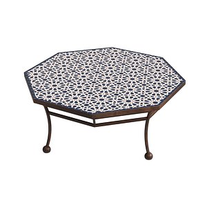 Tazi designs moroccan coffee table octagonal