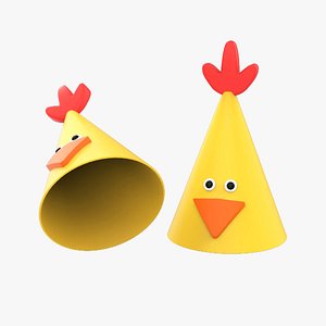 Funny Animal Chicken Birthday Hats for Childrens