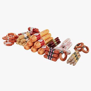 Set Sausage 3D model