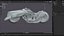 Motocicletta futuristica stilizzata di Terry