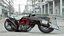 Motocicletta futuristica stilizzata di Terry