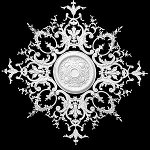 plaster ceiling medallion rose