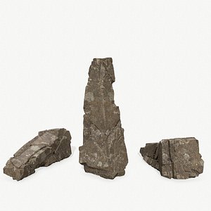 3D desert rocks