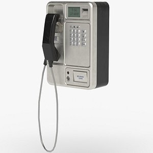 Payphone - Game Ready PBR Low Poly 3D model