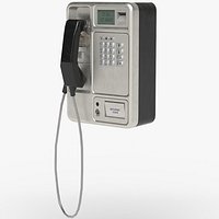 Payphone - Game Ready PBR Low Poly