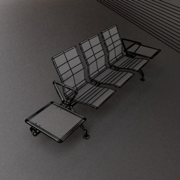 3d model 5 benches