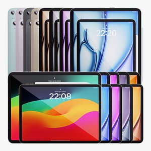 3D model iPad Air 11-13 inch M2 2024 Collection