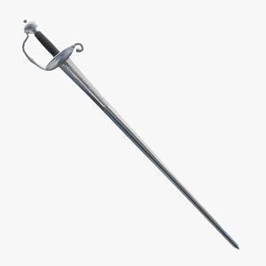 dutch broadsword sword 3D