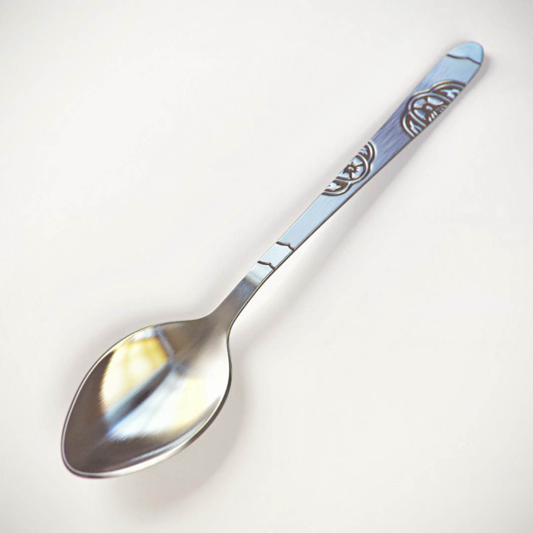 3d Metal Tea Spoon