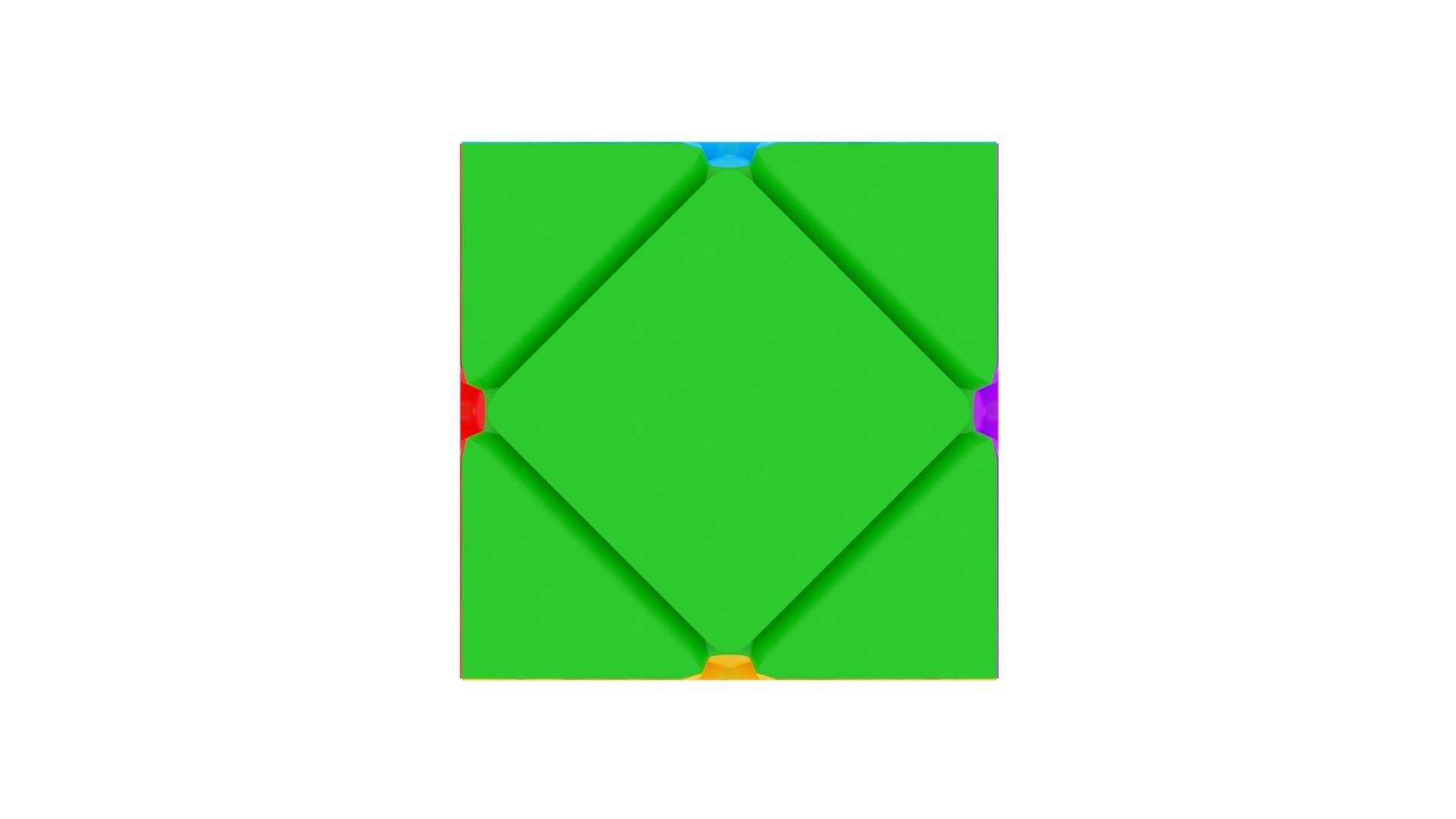3D Skewb Puzzle Model - TurboSquid 1740249