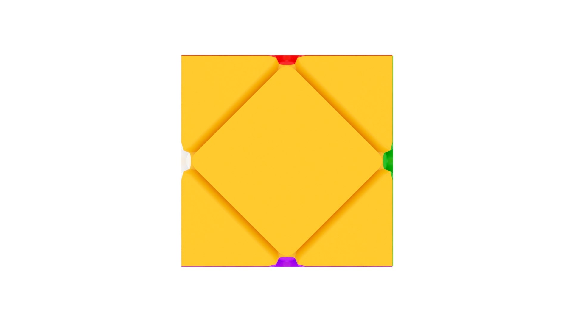 3D Skewb Puzzle Model - TurboSquid 1740249