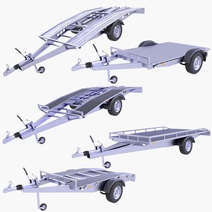 Car Hauler Trailers v44 model