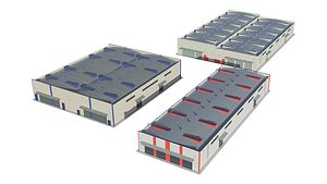 Industrial Buildings model pack
