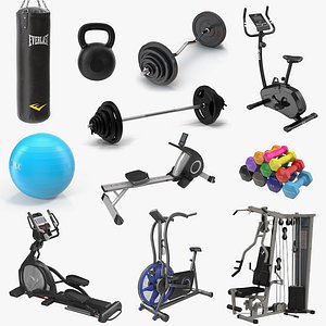 Gym 3D Models Collection 2
