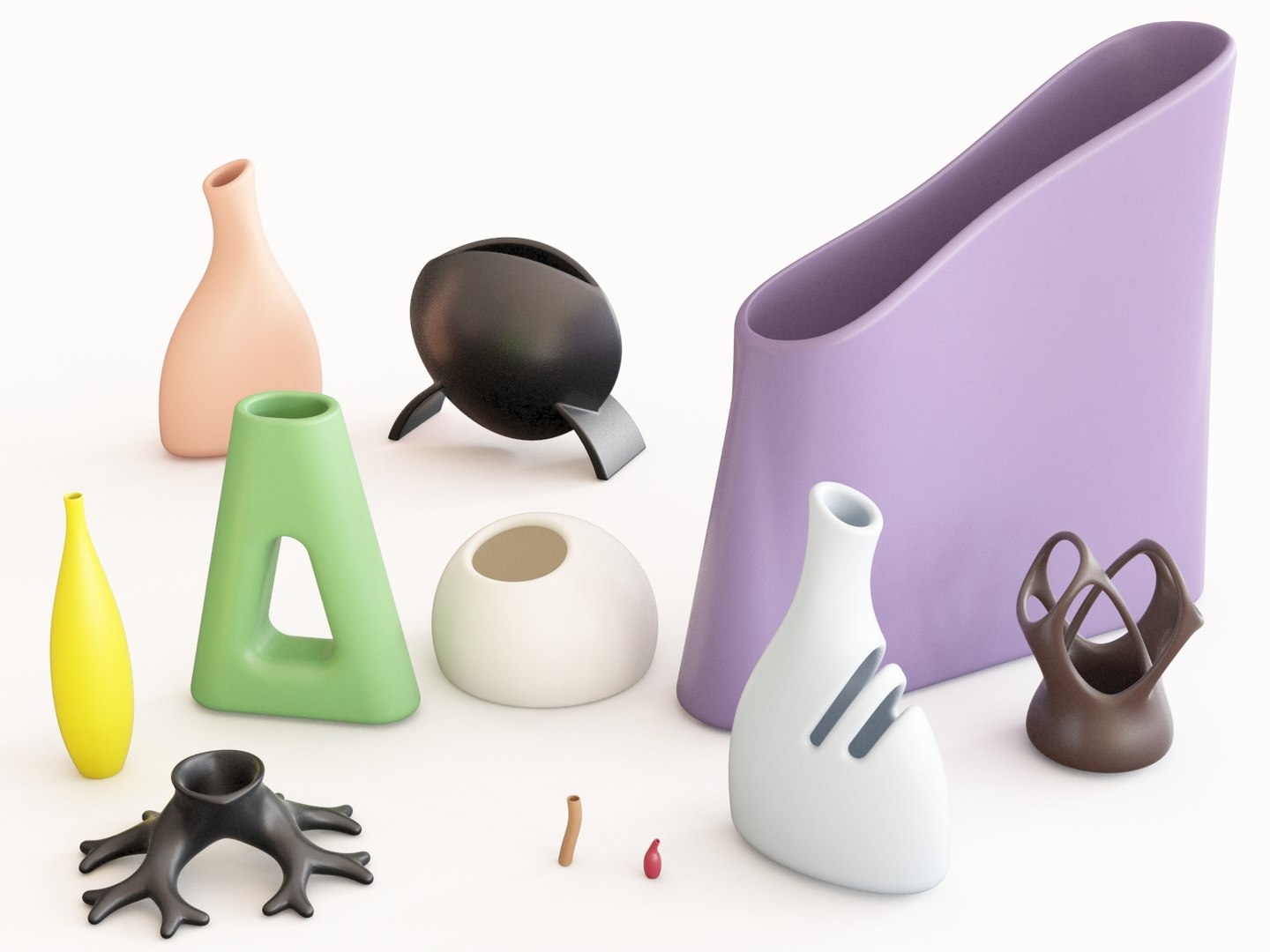 Vase vol 02 3D - TurboSquid 1534833
