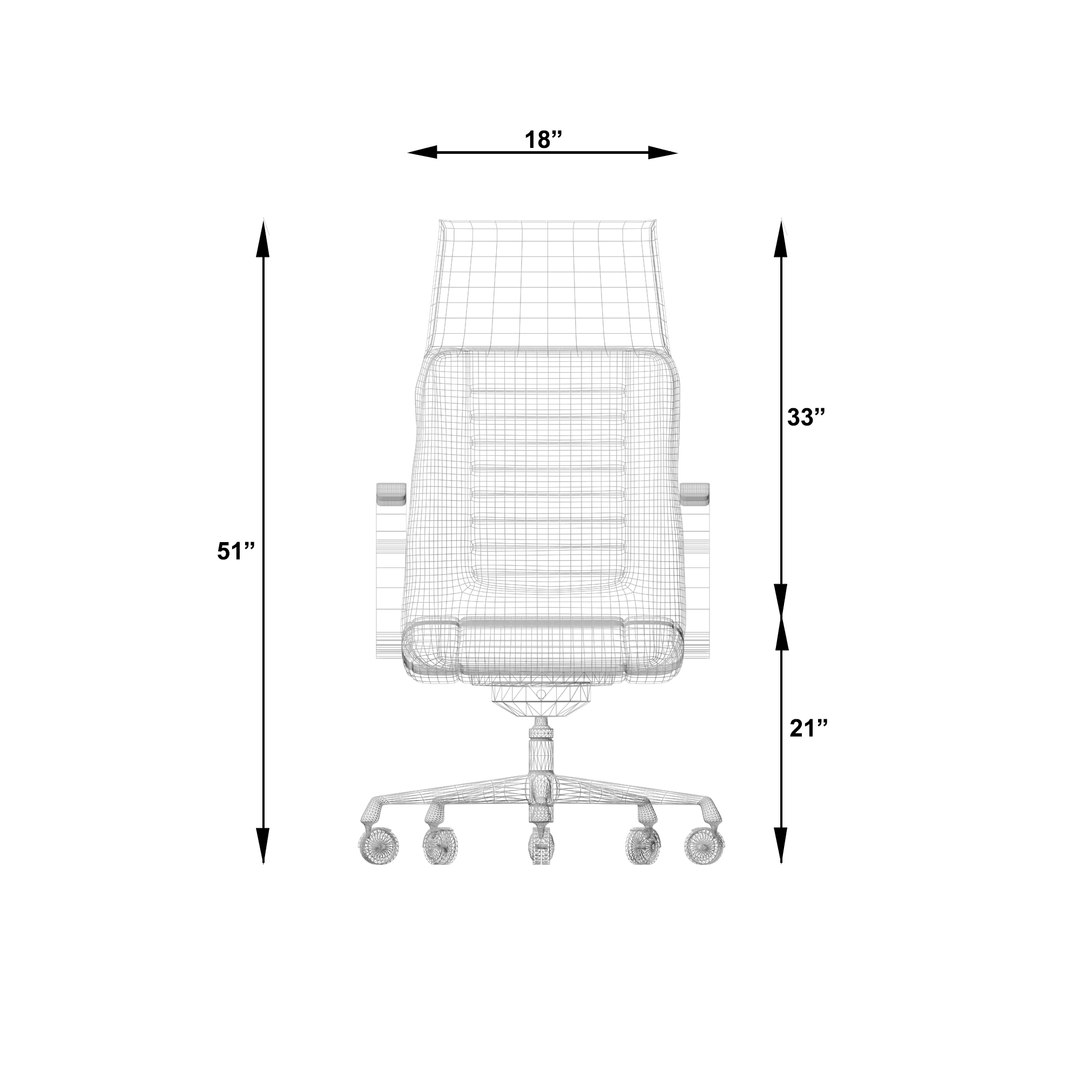 3D Office Chair Model TurboSquid 1919482