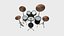 08 Drum Colors Collection - Conception d'instruments de musique de batterie