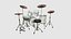 08 Drum Colors Collection - Conception d'instruments de musique de batterie