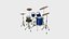 08 Drum Colors Collection - Conception d'instruments de musique de batterie