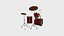 08 Drum Colors Collection - Conception d'instruments de musique de batterie