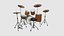 08 Drum Colors Collection - Conception d'instruments de musique de batterie