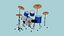 08 Drum Colors Collection - Conception d'instruments de musique de batterie