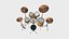 08 Drum Colors Collection - Conception d'instruments de musique de batterie
