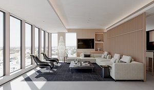 Modern living room dining room