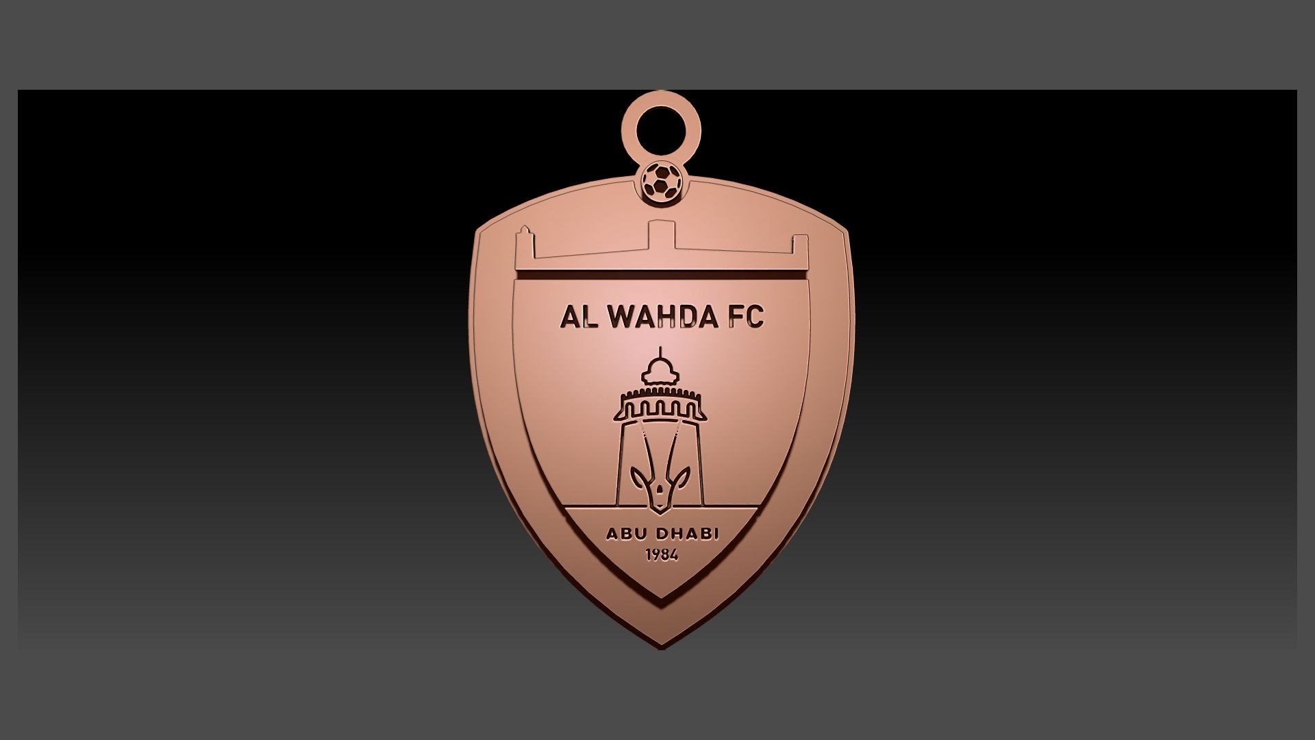 Al Wahda FC Logo Keychan Printable And Renderable 3D - TurboSquid 2226617