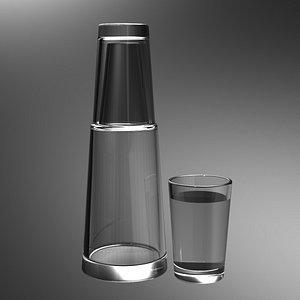 3ds max crate barrel - bedside
