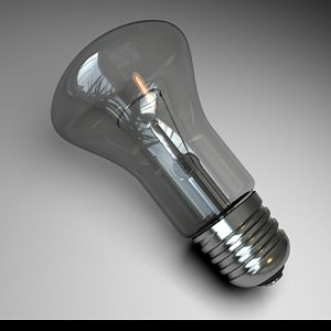 3d lightbulb light