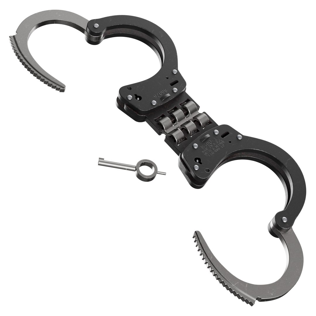 3D Handcuffs 01 B Model - TurboSquid 2332535