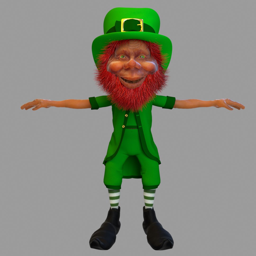 Leprechaun rigged 3D - TurboSquid 1517976