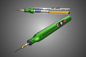 HANDHELD MINI CORDLESS ELECTRIC PEN DRILL BIT BORE POWER BATTERY