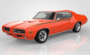 3D Pontiac GTO The Judge 1969