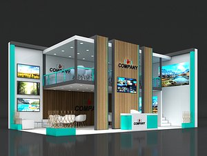 3D exhibit stand stall