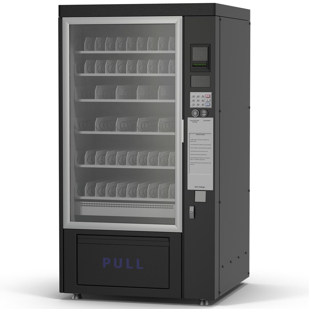 Drink Vending Machine 2 3D model preview