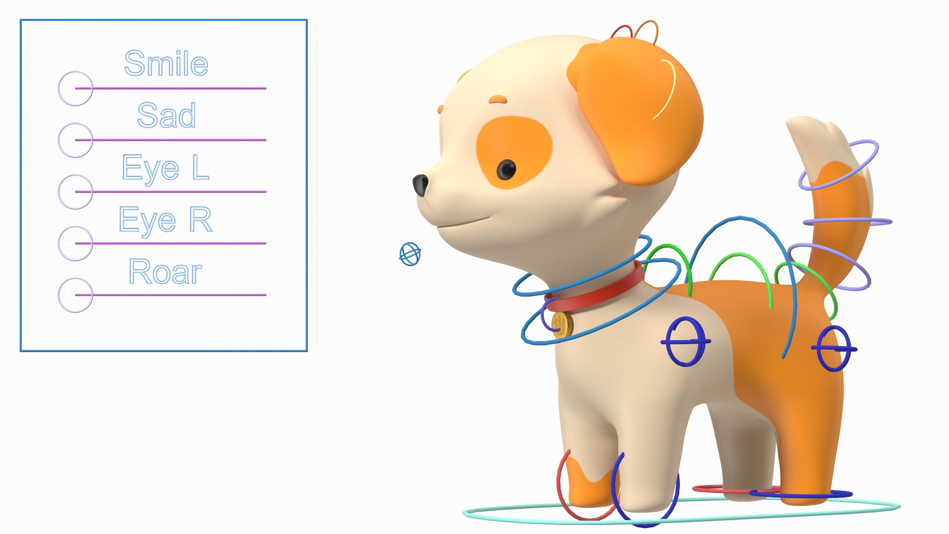 3D Cartoon Puppy Dog Rigged For Modo - TurboSquid 1937802