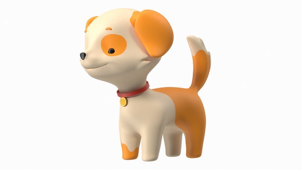 Modo를 위해 조작된 만화 강아지 3D 모델 - TurboSquid 1937802