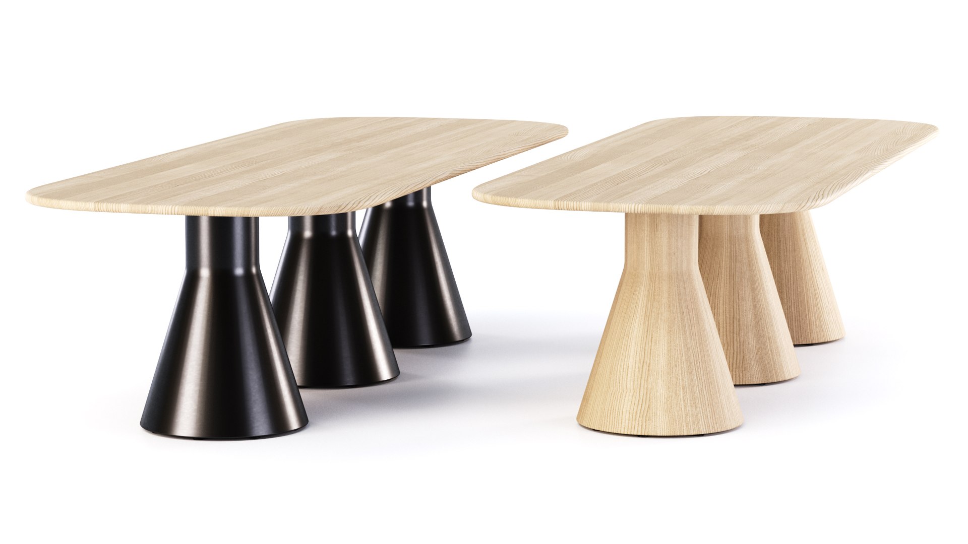 HBF Torre Soft Rectangular Conference Table 3D Model - TurboSquid 2030847
