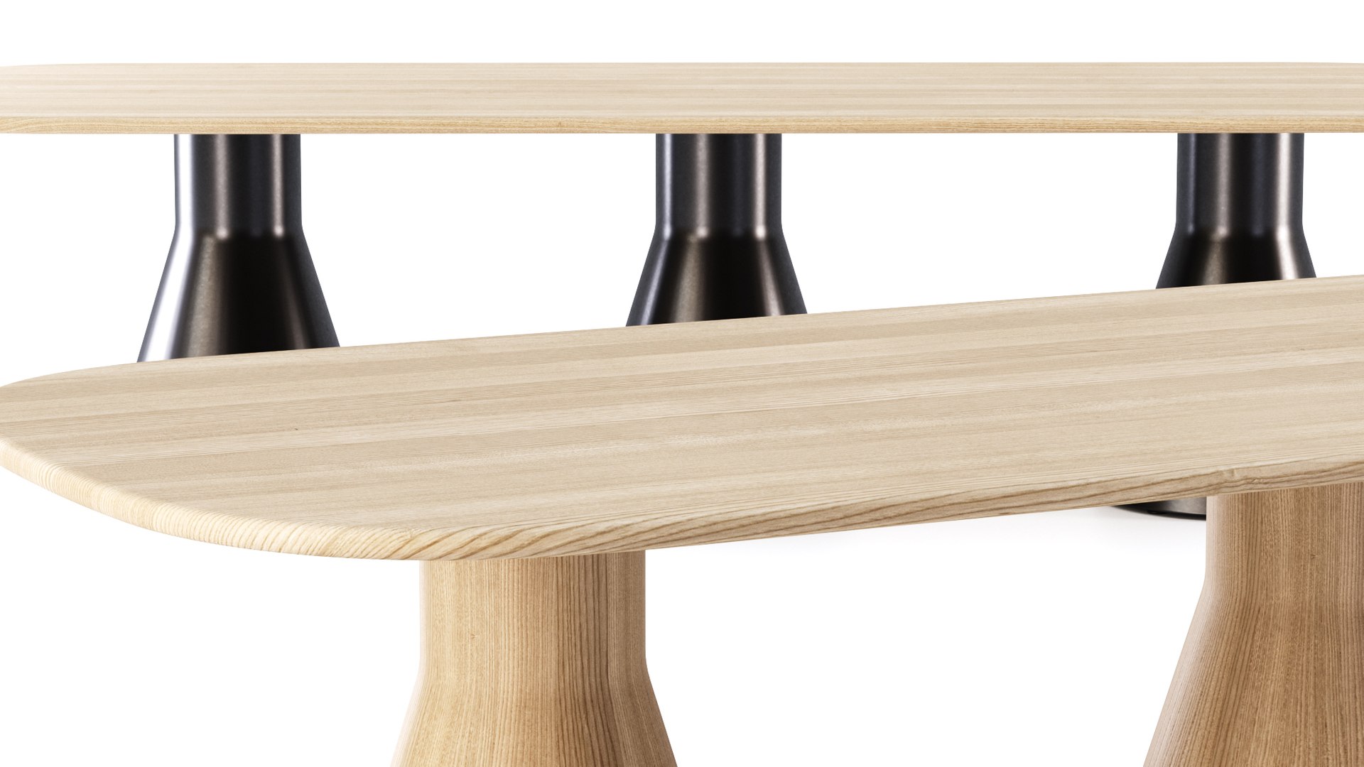 HBF Torre Soft Rectangular Conference Table 3D Model - TurboSquid 2030847