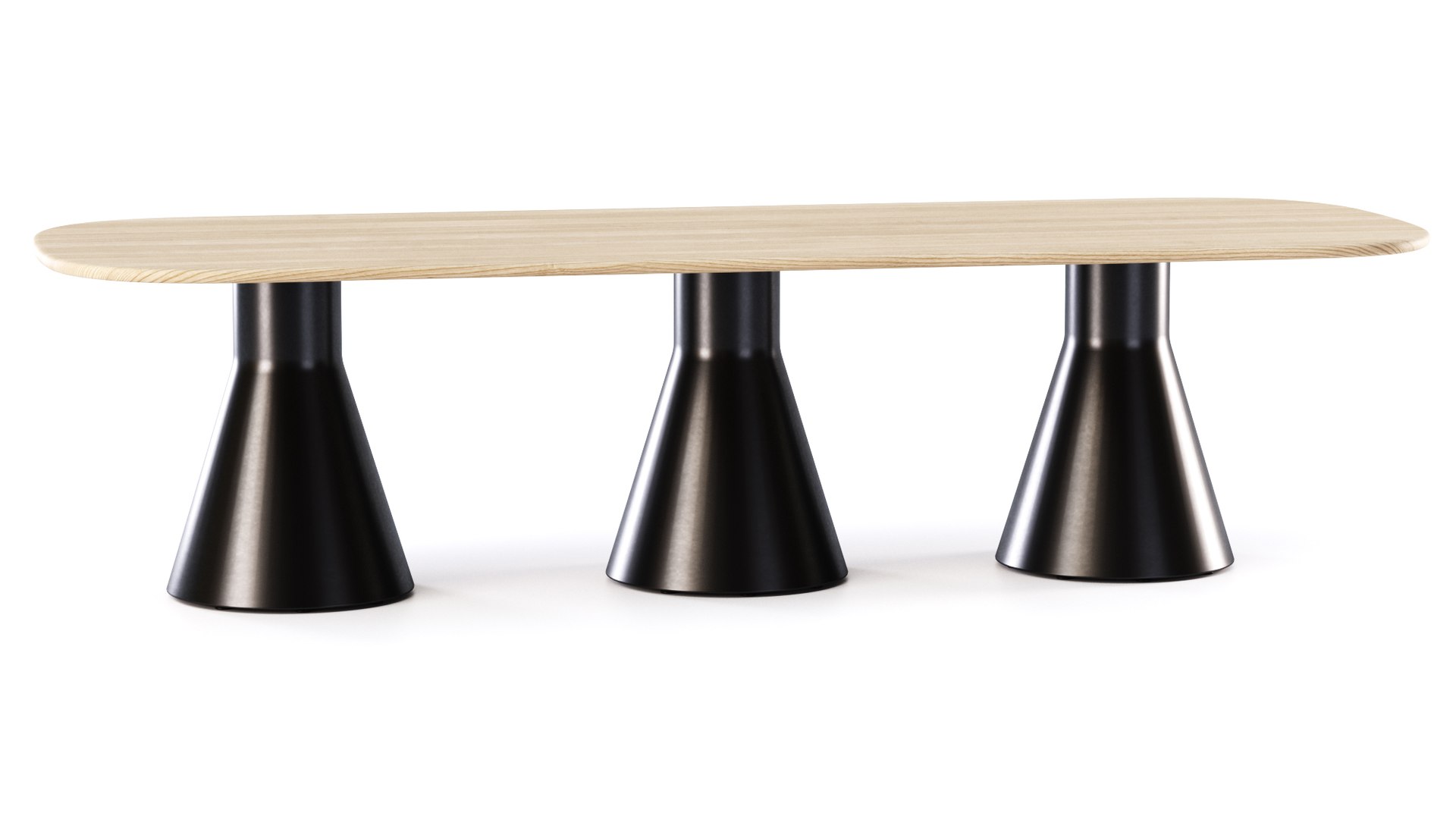 HBF Torre Soft Rectangular Conference Table 3D Model - TurboSquid 2030847