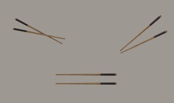 3D Chopsticks model