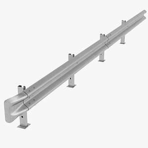 3D Road Safety Barrier model