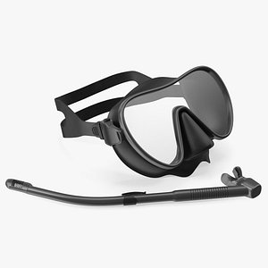 Scuba Goggles and Snorkeling Mask Tube